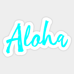 Aloha Sticker